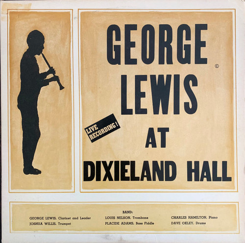 George Lewis And His New Orleans Jazz Band - George Lewis At Dixieland Hall - Nobility - LP-710 - LP, Mono 1877782492