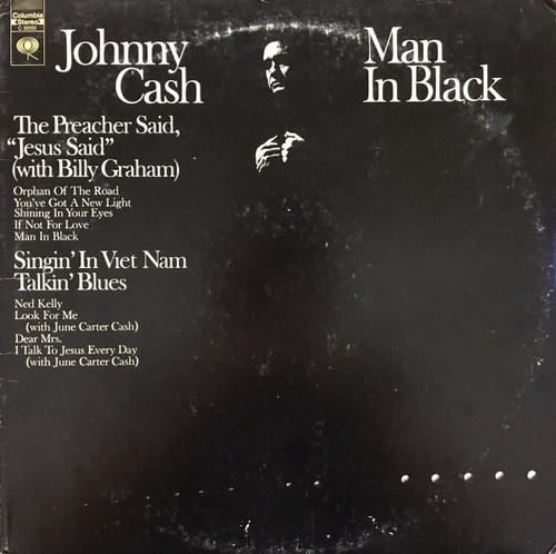 Johnny Cash - Man In Black - Columbia - C 30550 - LP, Album, Pit 1904675909