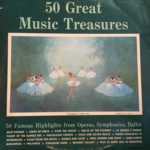 Unknown Artist - 50 Great Music Treasures - All Disc - ADS-2 - 2xLP, Comp 1874676661