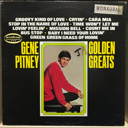 Gene Pitney - Golden Greats - Musicor Records - MM 2134 - LP, Album, Mono 1871361727