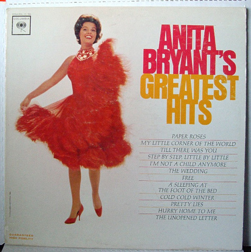 Anita Bryant - Greatest Hits - Columbia - CL 1956 - LP, Comp, Mono 1871381227