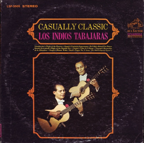 Los Indios Tabajaras - Casually Classic (LP, Album)