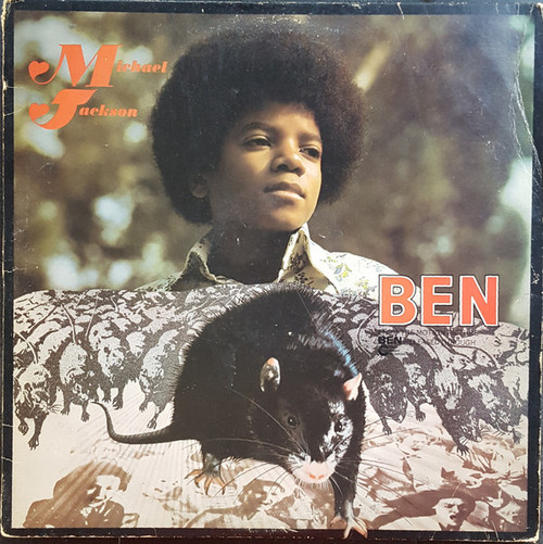 Michael Jackson - Ben - Motown, Motown - M755L, M 755L - LP, Album, Rat 1953109097