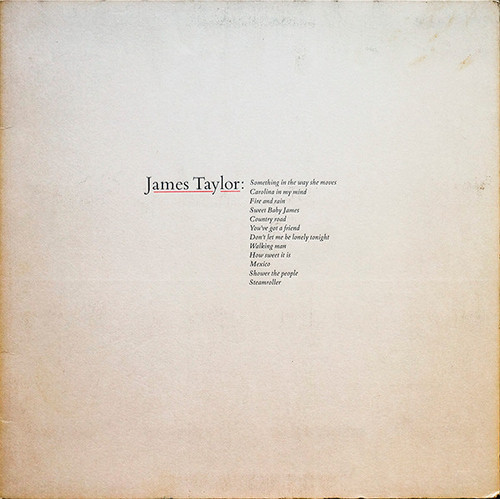 James Taylor (2) - James Taylor's Greatest Hits (LP, Comp, Pit)