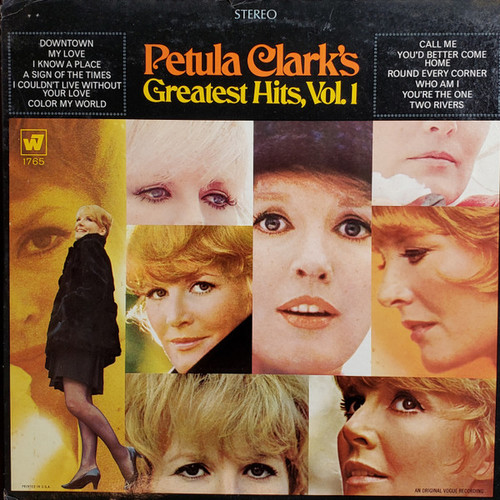 Petula Clark - Petula Clark's Greatest Hits, Vol. 1 (LP, Comp, Pit)