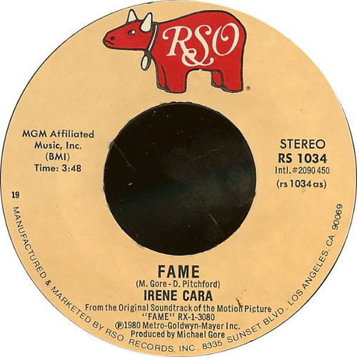 Irene Cara - Fame - RSO - RS 1034 - 7", Single, Styrene, 19  1959202595