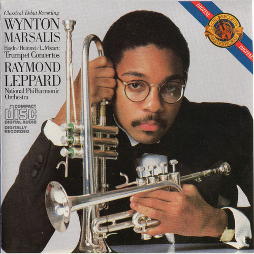 Wynton Marsalis, National Philharmonic Orchestra, Raymond Leppard - Trumpet Concertos - CBS Masterworks - MK 37846 - CD, Album 1972216832