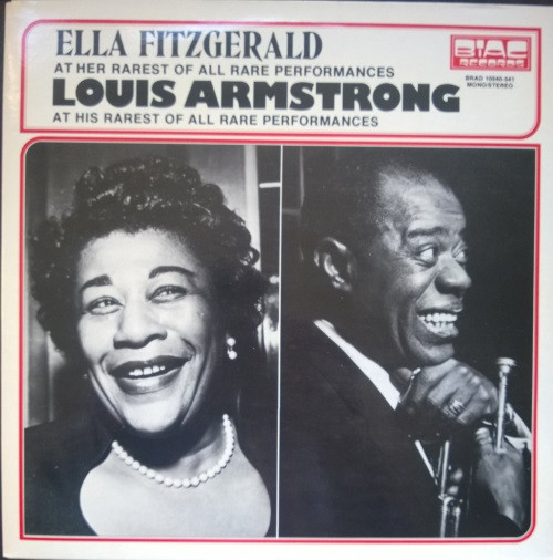 Ella Fitzgerald, Louis Armstrong - At Their Rarest Of All Rare Performances (2xLP, Comp, Gat)