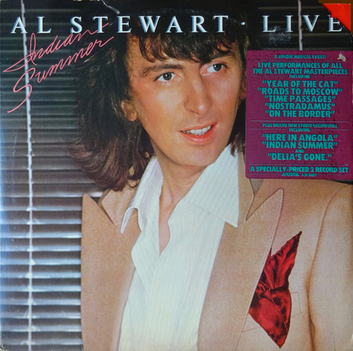 Al Stewart - Live Indian Summer (2xLP, Album, Pit)