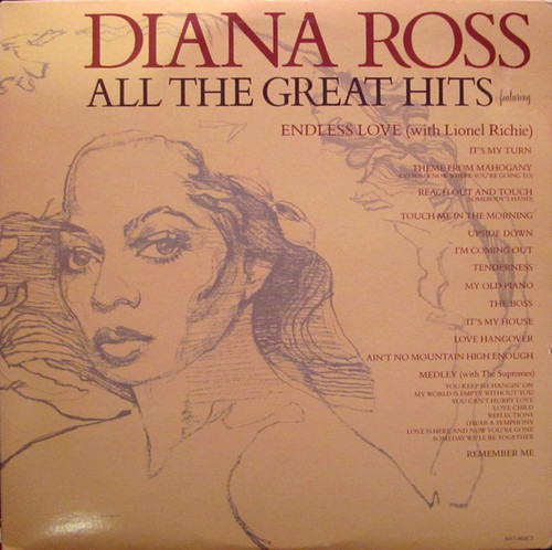 Diana Ross - All The Great Hits (2xLP, Comp, Club, Pit)