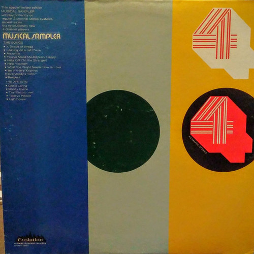 Various - 4 Channel Musical Sampler (LP, Quad, Ltd, Smplr)