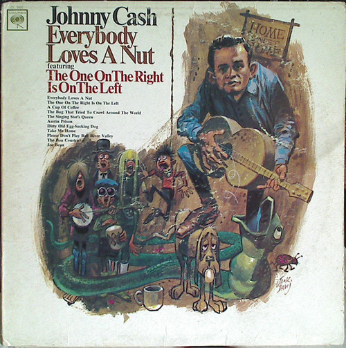 Johnny Cash - Everybody Loves A Nut (LP, Album, Mono, Ter)
