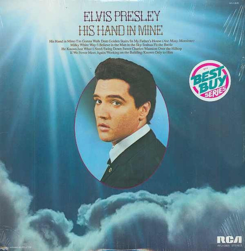 Elvis Presley - His Hand In Mine (LP, Album, RE)