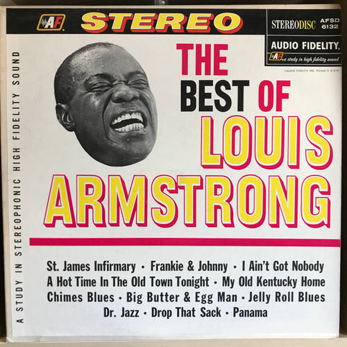 Louis Armstrong - The Best Of Louis Armstrong (LP, Album, RE)
