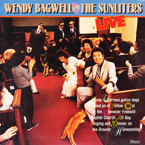 Wendy Bagwell And The Sunliters - Live Three German Police Dogs (LP, Album)