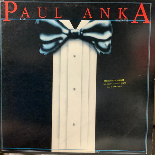 Paul Anka - Black Tie Live (LP, Album)