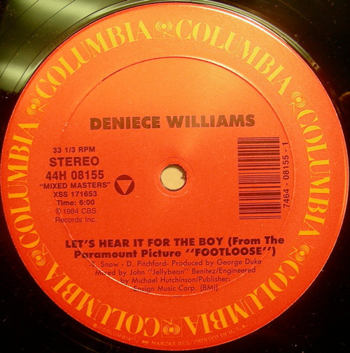 Deniece Williams - Let's Hear It For The Boy / Free (12")
