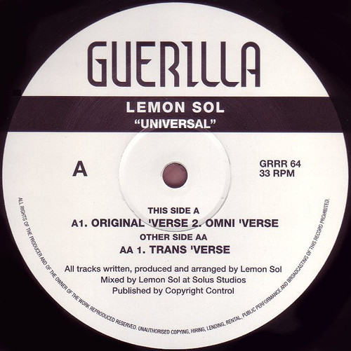 Lemon Sol - Universal (12")