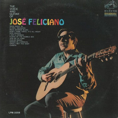 José Feliciano - The Voice And Guitar Of José Feliciano (LP, Album, Mono)