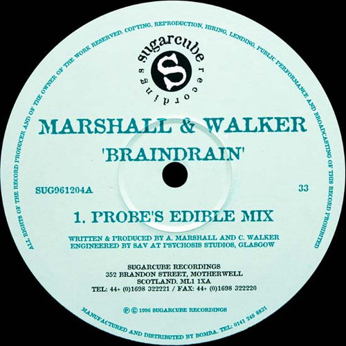 Marshall* & Walker* - Braindrain (12")
