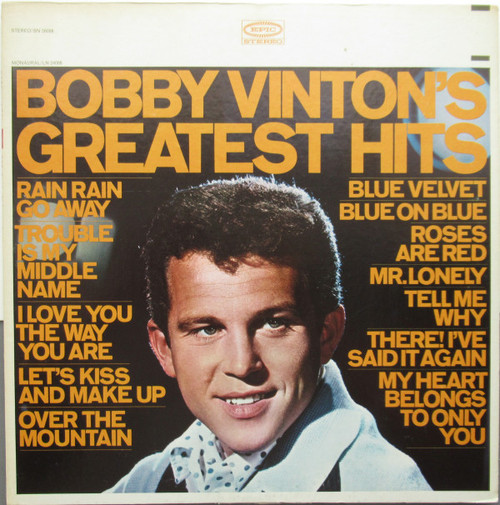 Bobby Vinton - Bobby Vinton's Greatest Hits (LP, Comp, RE)