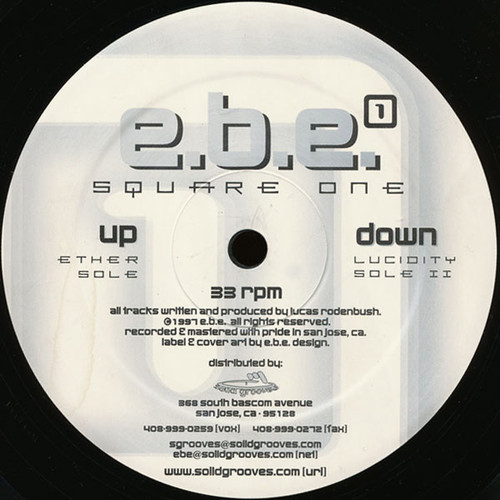 E.B.E. (2) - Square One (12")