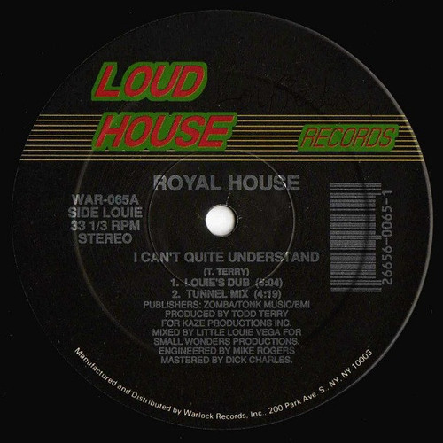 Royal House - I Can't Quite Understand (12")