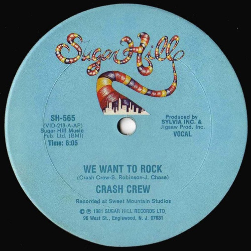 Crash Crew* - We Want To Rock (12")