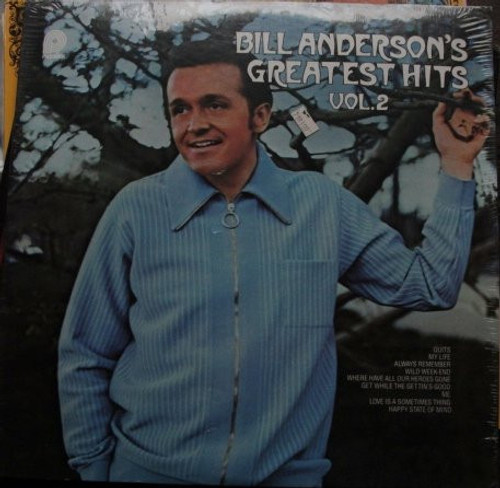 Bill Anderson (2) - Bill Anderson's Greatest Hits, Vol. 2 (LP, Comp, RE)