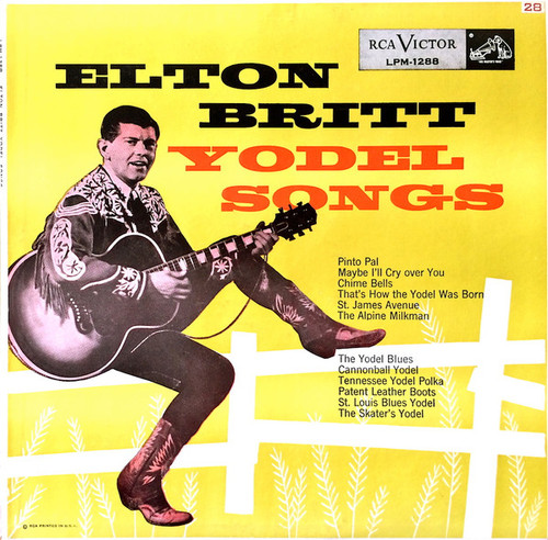 Elton Britt - Yodel Songs (LP, Album, Mono)