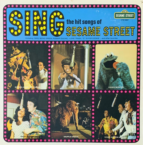 Sesame Street - Sing The Hit Songs Of Sesame Street (LP, Comp, Pit)