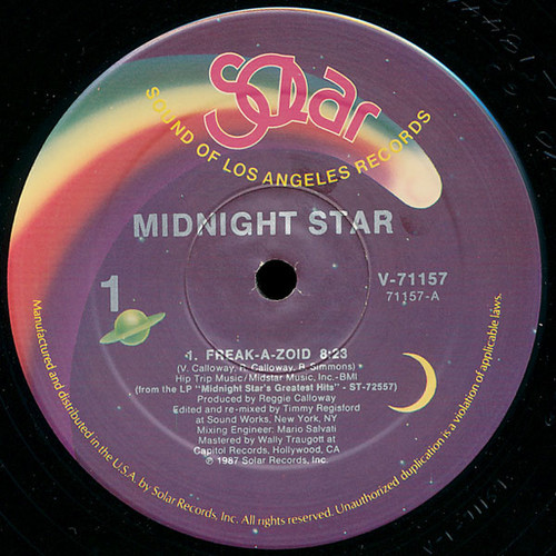 Midnight Star - Freak-A-Zoid (12", Single)