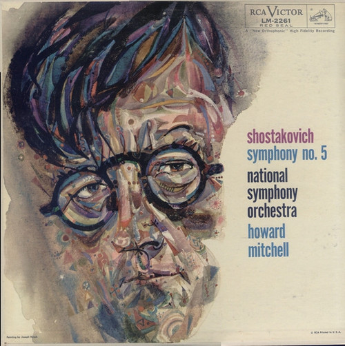 Shostakovich*, National Symphony Orchestra, Howard Mitchell - Symphony No. 5, Op. 47 (LP, Mono)