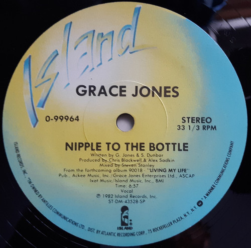 Grace Jones - Nipple To The Bottle (12")