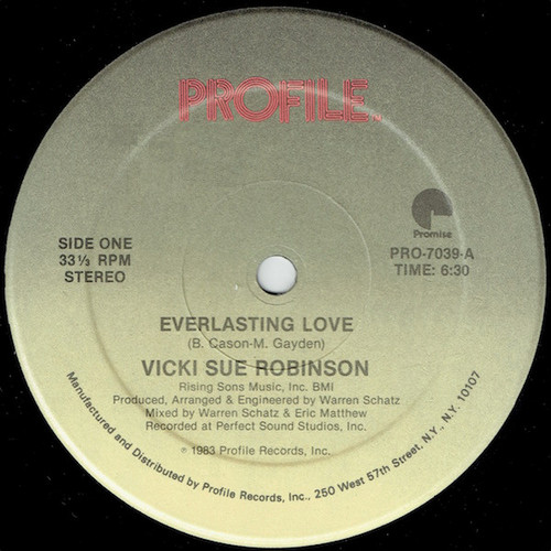 Vicki Sue Robinson - Everlasting Love (12", Single)