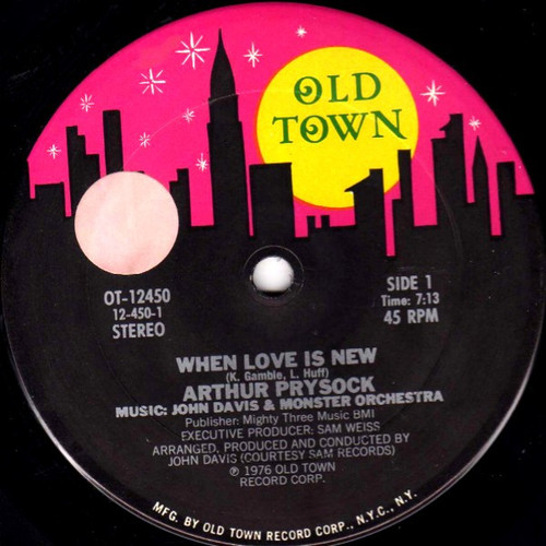Arthur Prysock - When Love Is New (12", Single)