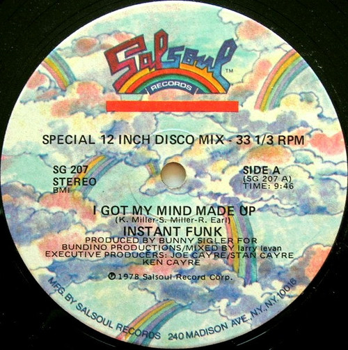 Instant Funk - I Got My Mind Made Up (12", Single)