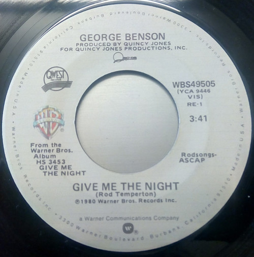 George Benson - Give Me The Night (7", Single, Spe)