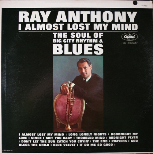 Ray Anthony - I Almost Lost My Mind (LP, Album, Mono)