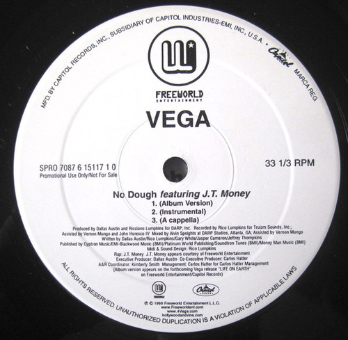 Vega (16) - No Dough (12", Promo)