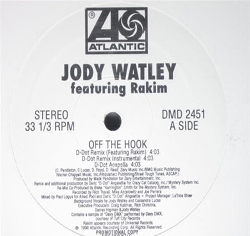 Jody Watley - Off The Hook (12", Single, Promo)