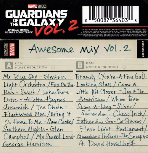 Various - Guardians Of The Galaxy Vol. 2: Awesome Mix Vol. 2 (Cass, Comp)