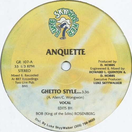 Anquette - Ghetto Style... (12")