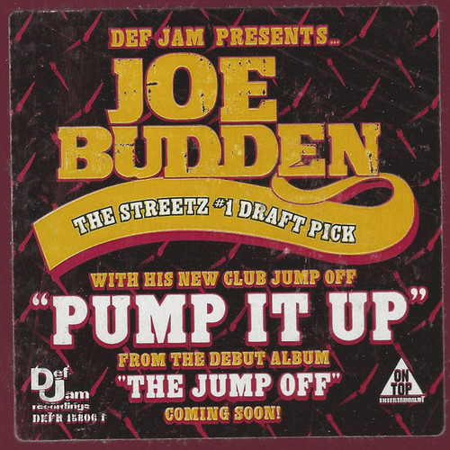 Joe Budden - Pump It Up (12", Promo)