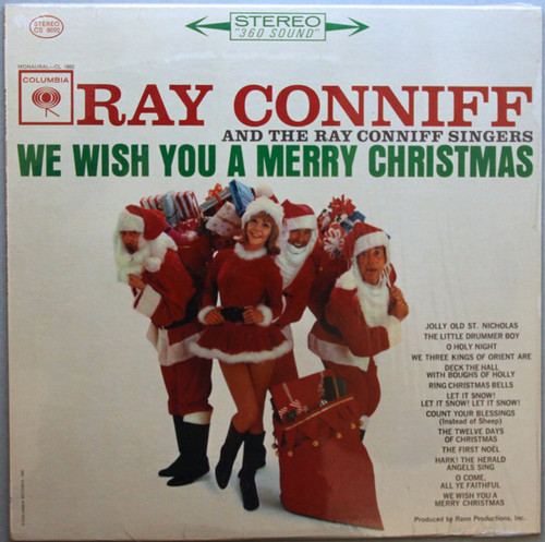 Ray Conniff And The Ray Conniff Singers* - We Wish You A Merry Christmas (LP, Album)