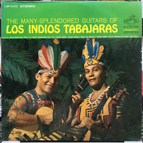 Los Indios Tabajaras - The Many-Splendored Guitars Of Los Indios Tabajaras (LP, Album)