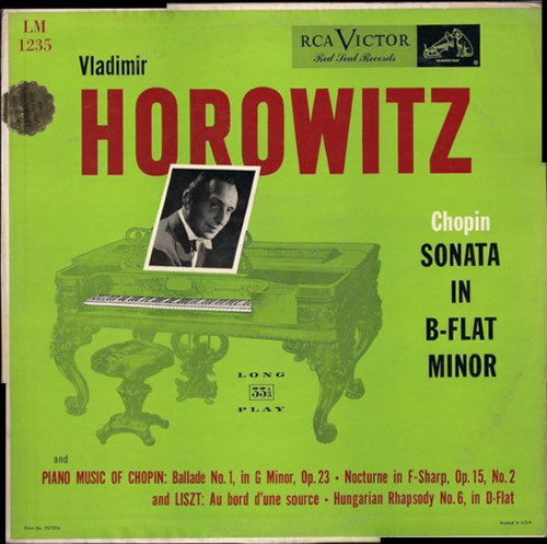 Vladimir Horowitz, Chopin*, Liszt* - Sonata In B-Flat Minor (Piano Music Of Chopin And Liszt) (LP)