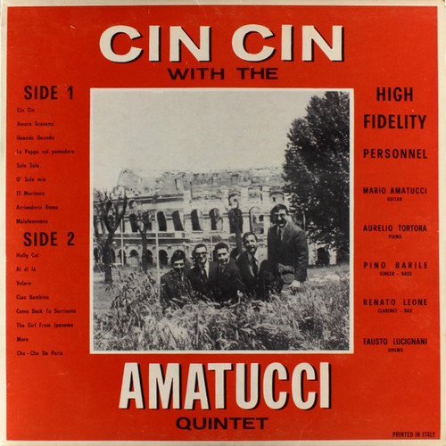 Amatucci Quintet* - Cin Cin With The Amatucci Quintet (LP)