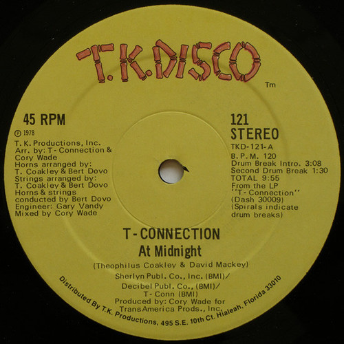 T-Connection - At Midnight (12")