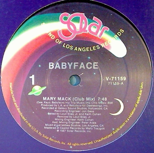 Babyface - Mary Mack (12")